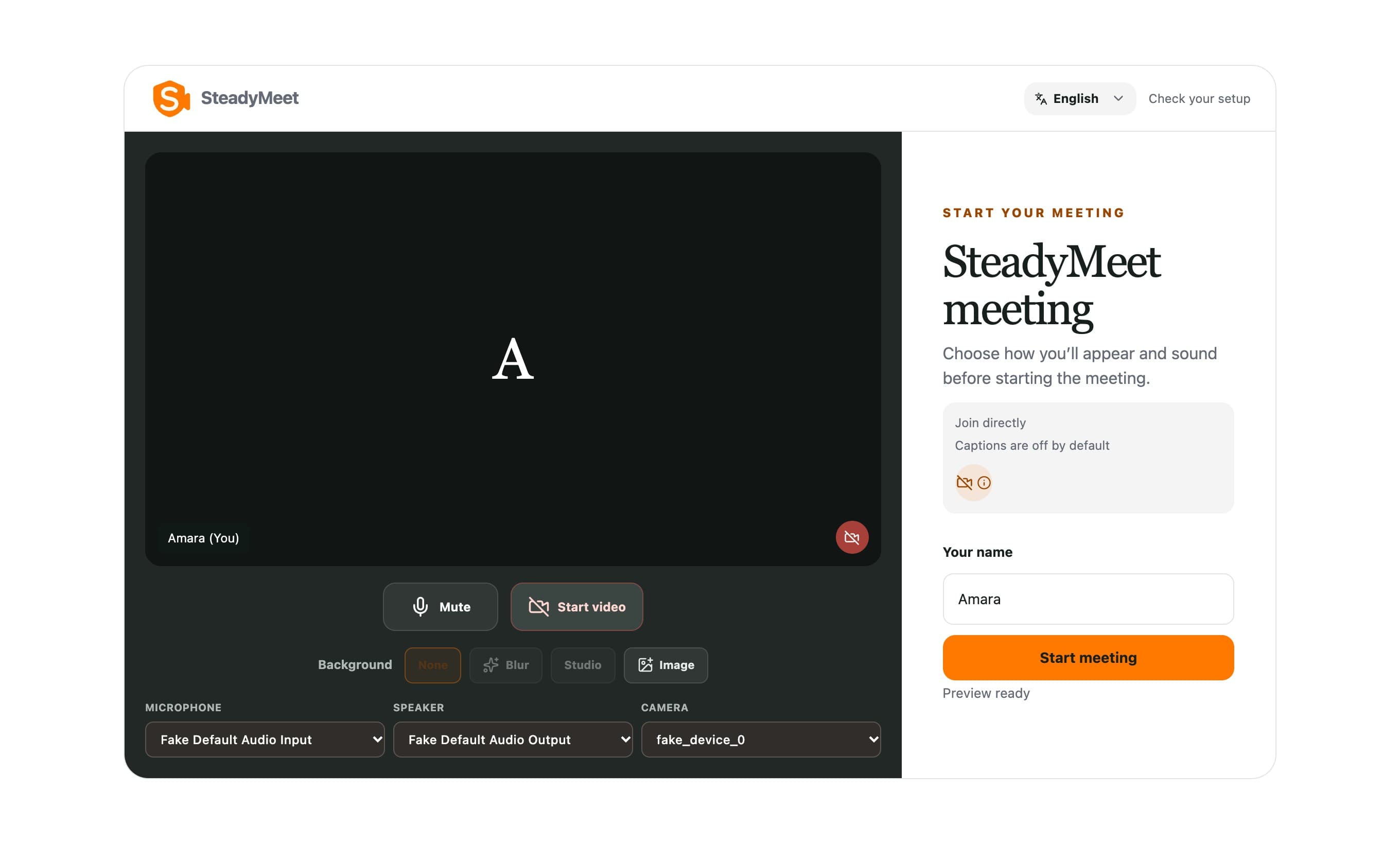 One click to meet.